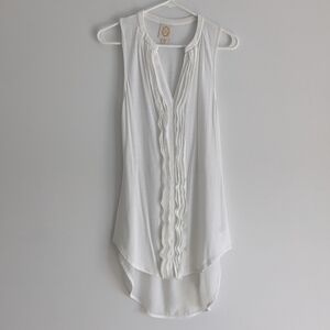 Anthropologie Ric Rac White Tunic XS